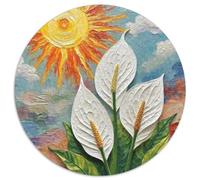 Lily de la Paix Puzzle 1000 Pièces Educa Jouet en Bois Cadeau Unique De l'art De La DécoRation Jeu Éduchatif Challenge Toy Adultes Et Enfants À Partir De 14 Ans 1000pcs (67.5x67.5cm)