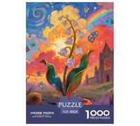 Lily de la vallée Puzzles De 1000 Pieces pour Adultes Classiques pour Jeux Et Activités Familiales Stimulantes, Art Adultes Enfants 38x26cm/1000pcs