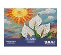 Lily de Paix Puzzles 1000 Pieces Cadeau Unique Jeu ÉduChatif Challenge Toy À De Qualité Supérieure Peinture Art pour Adultes Et Enfants À Partir De 12 Ans 70x50cm/1000pcs
