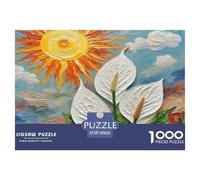 Lily de Paix Puzzles 1000 Pièces Cadeau Unique Jeu ÉduChatif Challenge Toy À De Qualité Supérieure Peinture Art pour Adultes Et Enfants 38x26cm/1000pcs