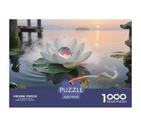 Lily d'eauPuzzle 1000 Pièces Fleur Adultes Et Enfants, Puzzle De Qualité Supérieure, Le Cabanon De L'Artiste, Détente & Relaxation 70x50cm/1000pcs