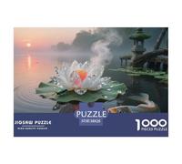 Lily d'eauPuzzle 1000 Pièces Fleur Adultes Et Enfants, Puzzle De Qualité Supérieure, Le Cabanon De L'Artiste, Détente & Relaxation 38x26cm/1000pcs