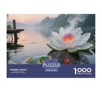 Lily d'eauPuzzle 1000 Pièces Fleur Contes Magiques, Adultes/Enfants, Puzzle Qualité Supérieure, Fantaisie, Jeu Éduchatif 70x50cm/1000pcs