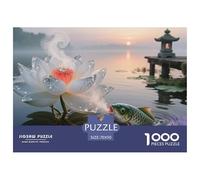 Lily d'eauPuzzle 1000 Pièces Fleur Contes Magiques, Adultes/Enfants, Puzzle Qualité Supérieure, Fantaisie, Jeu Éduchatif 70x50cm/1000pcs