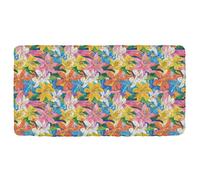 Lily Drap de voyage coloré lavable pour lit de bébé pliable pour petits espaces 127 x 63,5 cm (drap, lit non inclus)