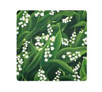 Lily of the Valley Beauty Summer Flowers Protective Travel Cosmetic Bag Cloth Organizer Wrap Camera Lens Wrap For Toiletries Size 55,1 x 55,1 cm