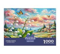 Lily of The Valley Puzzle 1000 Pièces Educa Jouet en Bois Divertissement Créatif Décoration Intérieure Jeu Éducatif Challenge Toy Adultes & Enfants des 14 Ans 70x50cm/1000pcs