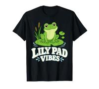 Lily Pad Vibes Grenouille Nymphéa Animal T-Shirt