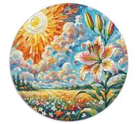 Lily Puzzle 1000 Pièces Cadeau Unique Jeu Éduchatif Challenge Toy À De Qualité Supérieure Peinture Art pour Adultes Enfants 1000pcs (67.5x67.5cm)