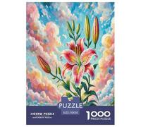 Lily Puzzle 1000 Pièces Cadeau Unique Jeu Éduchatif Challenge Toy À De Qualité Supérieure Peinture Art pour Adultes Et Enfants 70x50cm/1000pcs