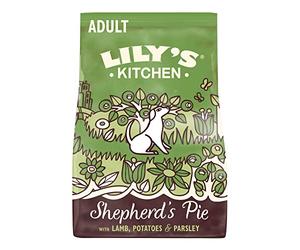 Lily’s Kitchen Fabriqué à partir d’ingrédients naturels Adulte Aliments secs pour chiens Hachis parmentier à l’agneau Équilibré Recette sac de 2.5kg