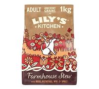 Lily’s Kitchen Fabriqué à partir d’ingrédients naturels Aliments secs pour Chien Adulte - Ragoût Fermier au bœuf et aux céréales Anciennes - Sac 1kg