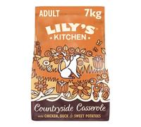 Lily’s Kitchen Fabriqué à partir d’ingrédients naturels Aliments secs pour chiens adultes Poulet et canard Recette sans céréales Sac de 7kg