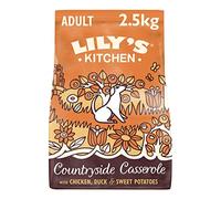 Lily’s Kitchen Fabriqué à partir d’ingrédients naturels Aliments secs pour chiens adultes Poulet et canard Recette sans céréales Sac de 2.5kg