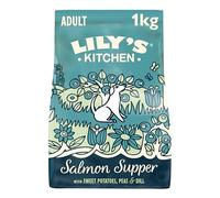 Lily’s Kitchen Fabriqué à partir d’ingrédients naturels Aliments secs pour chiens adultes Souper au saumon Nutrition équilibrée Sac de 4 x 1kg