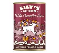 Lily’s Kitchen Fabriqué à partir d’ingrédients naturels Boîte d’Aliments humides pour Chiens Adulte au Chevreuil, au Faisan et au Saumon 6 x 400g