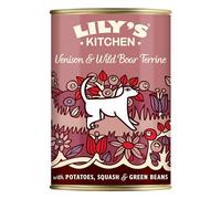 Lily’s Kitchen Fabriqué à partir d’ingrédients naturels Boîte d’Aliments humides pour Chiens Adultes Terrine de Chevreuil et de Sanglier 6 x 400g