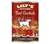 Lily’s Kitchen Fabriqué à partir d’ingrédients naturels Boîte d’Aliments humides pour Chiens Adultes au Boeuf, à la Citrouille et aux Carottes 6 x 400g