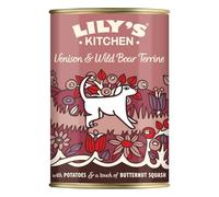 Lily’s Kitchen Fabriqué à partir d’ingrédients naturels Boîte d’Aliments humides pour Chiens Adultes au Terrine au Chevreuil, au Sanglier et aux Pommes de Terre 6 x 400g
