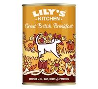 Lily’s Kitchen Fabriqué à partir d’ingrédients naturels Boîte d’Aliments humides pour Chiens Adultes avec du Chevreuil et du Jambon 6 x 400g