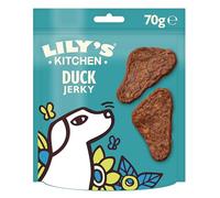 Lily’s Kitchen Fabriqué à partir d’ingrédients naturels Paquet de friandises Mini Jerky de délicieux Canard pour Chiens de Petite, Moyenne et Grande Taille 8 x 70g