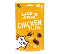 Lily’s Kitchen Fabriqué à partir d’ingrédients naturels Paquet de friandises pour Chats Adultes Friandises au Poulet « La Tentation Ultime » Recettes sans céréales 10 x 60g