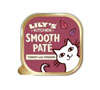 Lily’S Kitchen Pâtée à la Dinde et au Chevreuil en Barquette Aliment Complet pour Chat Adulte 19 X 85 G