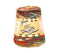 Lily Sugar N Cream Cones Fil à coudre, 1 paquet de 400 g, coton, #4 moyen, 700 m, tricot/crochet, ombré Summerfield