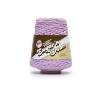 Lily Sugar N Cream Cones Pelote de fil Orchidée - 1 paquet de 400 g - 100% coton - #4 peigné (moyen) - 600 m - Tricot/Crochet