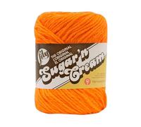 LILY Sugar N Cream Yarn, Hot Orange, 71.9 g