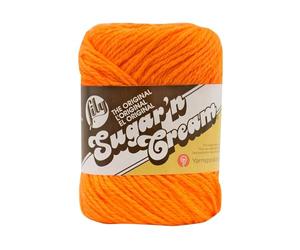 LILY Sugar N Cream Yarn, Hot Orange, 71.9 g