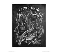 Lily & Val (Anchor 40 x 50 cm Toile Imprimée