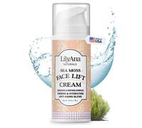 Lilyana Naturals Cr me de lifting du visage raffermissant avec bakuchiol mousse de mer et complexe de peptides - serrage du visage et cr me fermi