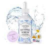 LilyAna Naturals Sérum au rétinol pour le visage - Fabriqué aux États-Unis, sérum pour le visage avec acide hyaluronique et vitamine E, sérum anti-âge, réduit les taches de vieillesse et les dommages