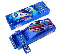 LilyBeauty Trousse à crayons multifonction pop-up jolie boîte à stylos de dessin animé fournitures scolaires