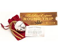 LILYDEAL Polar Exp Cloche de Luge à Suspendre en Argent pour Enfant avec Certificat d'authenticité et Billet réplique