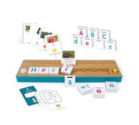 Lilylearn Lilémø - Station éducative sans écran pour Apprendre à Lire et écrire - 45 Lettres + 30 Cartes Mots + 3 Histoires - Appli Lilémø+ 40 activités - dès 3 Ans