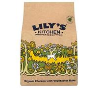 Lily’s Kitchen Fabriqué à partir d’ingrédients naturels Aliments secs pour chiens adultes Poulet bio cuit au four Nutrition équilibrée 1kg