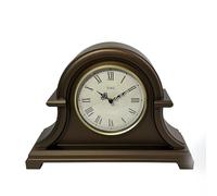 Lily's Home Horloge de cheminée Napoléon sans tic-tac - Horloge de Bureau et étagère avec Mouvement à Quartz, idéale pour Le Salon, Le Bureau Vintage, la Cuisine rétro, la décoration de Ferme,