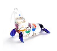 Lily's Home Thermomètre Galilée en verre - Morse, mesure de 64 ºF à 80 ºF, pour décoration d'intérieur, thermomètre en verre Galilée pour la maison, le bureau, la terrasse couverte, cadeau pour la