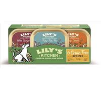 Lily's Kitchen Aliment humide naturel pour chiens adultes, Grain Free Dinners, recette sans céréales (6 x 150g barquettes)