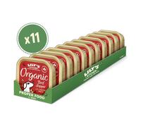 Lily’s Kitchen Fabriqué à partir d’ingrédients naturels Barquette d’Aliments humides pour Chiens Adultes Bœuf Bio 11 x 150g