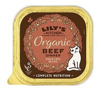 Lily's Kitchen : bœuf Bio pour Chats, 85 g, Lot de 19