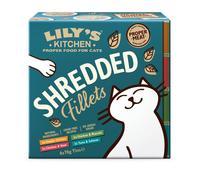 Lily's Kitchen Chat Effilochés en bouillon Multipack 8x70g - Lot de 4