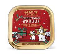 Lily's Kitchen Christmas Spectacular Dinde & Jambon Festin aux canneberges, 85 g