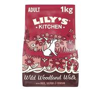 Lily's Kitchen Croquettes naturelles pour chiens adultes au chevreuil et au canard, recette sans céréales (4 x 1kg sac)