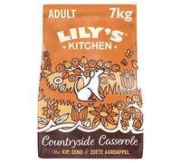 Lily’s Kitchen Fabriqué à partir d’ingrédients naturels Aliments secs pour chiens adultes Poulet et canard Recette sans céréales Sac de 7kg