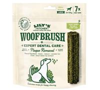 Lily's Kitchen Grand bâtonnet dentaire à mâcher Woofbrush pour chiens adultes à base d'ingrédients naturels (7 x 47g)
