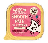 Lily's Kitchen Pâté lisse pour chaton, Poulet + bœuf (19 x 85 g)
