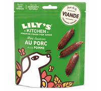 LILY'S KITCHEN-Mini saucisses au porc et à la pomme friandise pour chien Lily’s Kitchen - 70 g